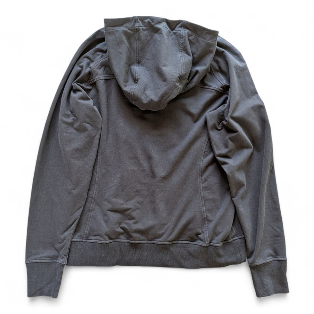 Lululemon OG Scuba Hoodie Pullover Sz 12 | Laidback Streetwear In Black Wash - Picture 6 of 10